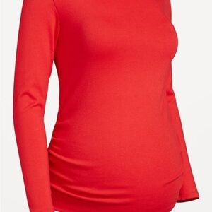 Old Navy Maternity Red Long sleeve Tshirt